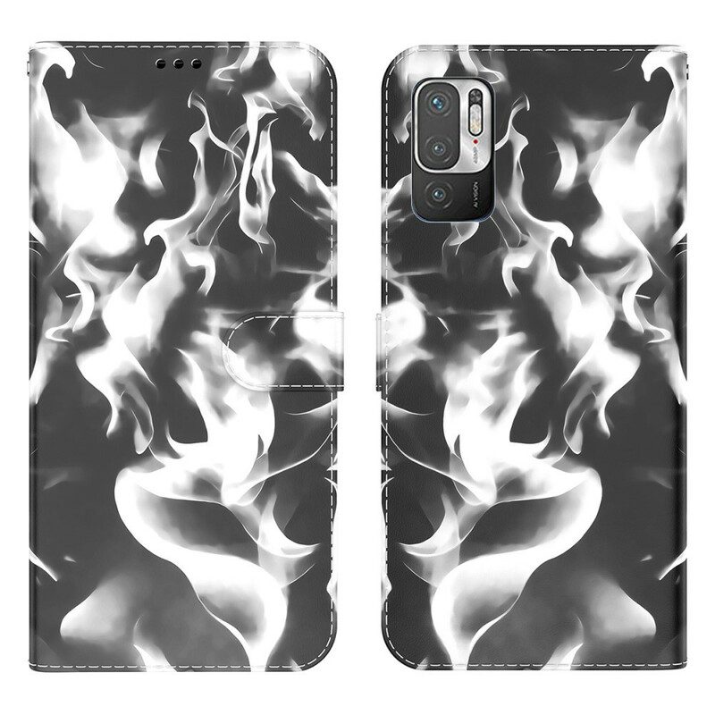 Leren Hoesje voor Poco M3 Pro 5G Abstract Patroon