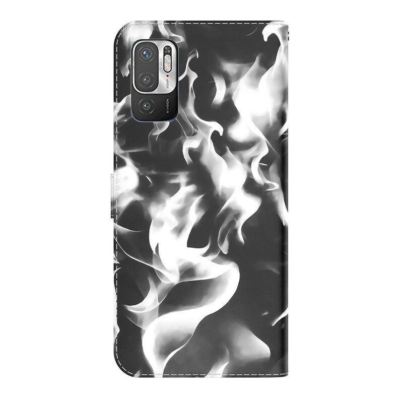 Leren Hoesje voor Poco M3 Pro 5G Abstract Patroon