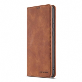 Bescherming Hoesje voor Xiaomi Redmi Note 9 Folio-hoesje Forwenw Ledereffect