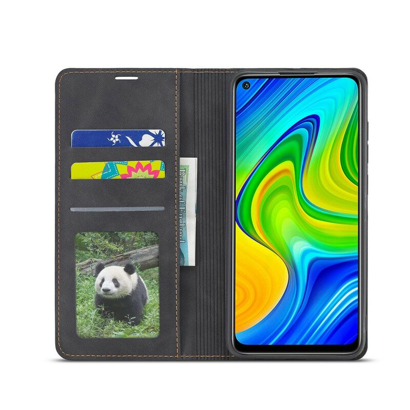 Bescherming Hoesje voor Xiaomi Redmi Note 9 Folio-hoesje Forwenw Ledereffect