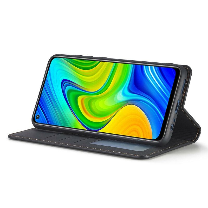 Bescherming Hoesje voor Xiaomi Redmi Note 9 Folio-hoesje Forwenw Ledereffect