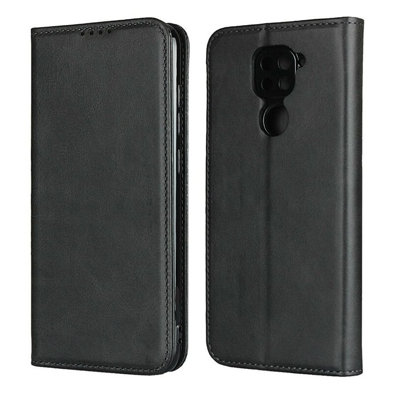 Bescherming Hoesje voor Xiaomi Redmi Note 9 Folio-hoesje Premium Kunstleer Stiksels