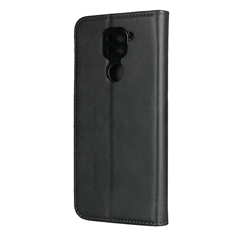 Bescherming Hoesje voor Xiaomi Redmi Note 9 Folio-hoesje Premium Kunstleer Stiksels