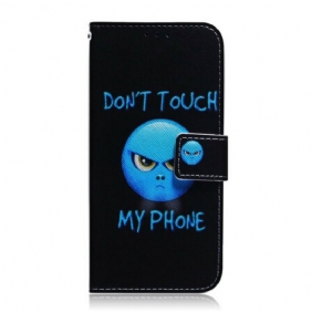 Folio-hoesje voor Xiaomi Redmi Note 9 Emoji-telefoon