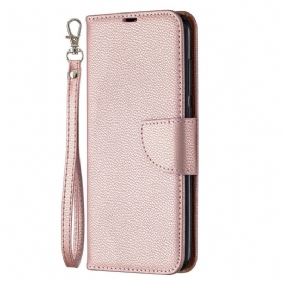 Folio-hoesje voor Xiaomi Redmi Note 9 Flip Case Lychee Rabat Schuin