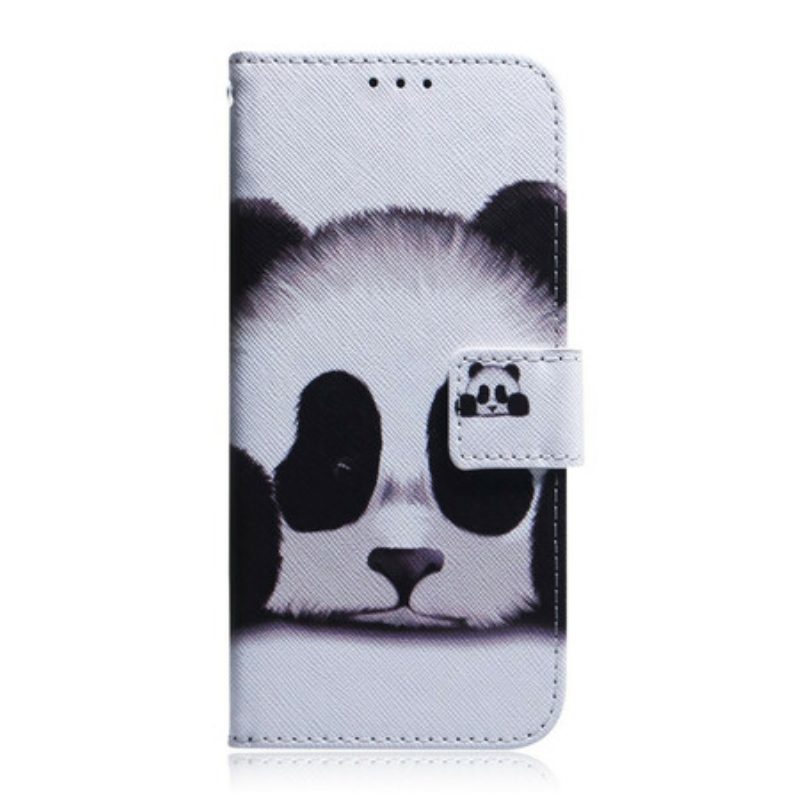 Folio-hoesje voor Xiaomi Redmi Note 9 Panda Gezicht