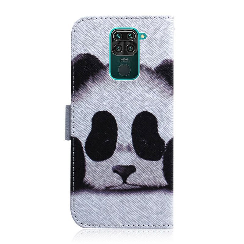 Folio-hoesje voor Xiaomi Redmi Note 9 Panda Gezicht