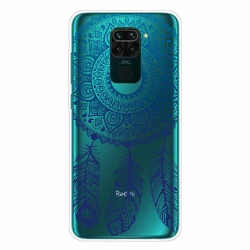 Hoesje voor Xiaomi Redmi Note 9 Enkelbloemige Mandala