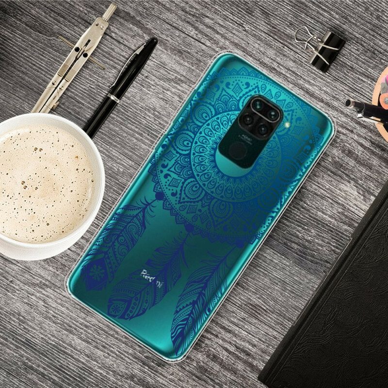 Hoesje voor Xiaomi Redmi Note 9 Enkelbloemige Mandala