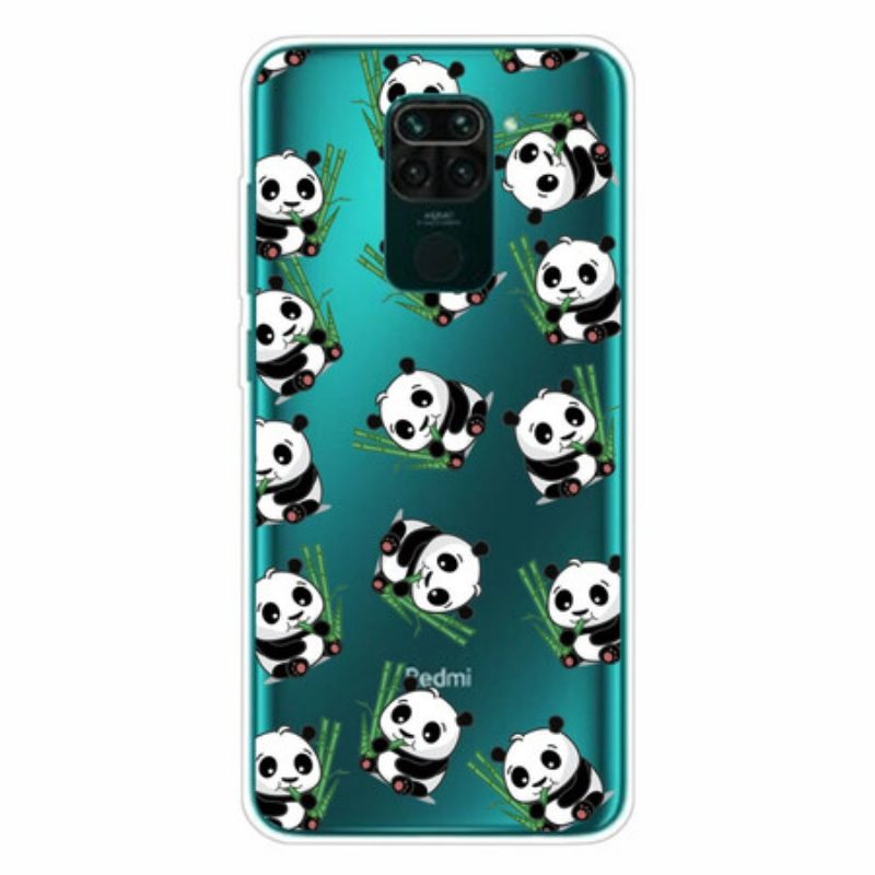 Hoesje voor Xiaomi Redmi Note 9 Kleine Panda's