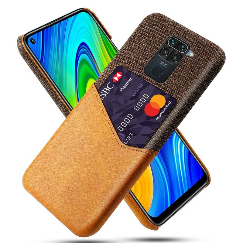 Hoesje voor Xiaomi Redmi Note 9 Ksq-kaarthouder