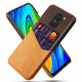 Hoesje voor Xiaomi Redmi Note 9 Ksq-kaarthouder