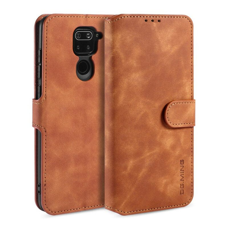 Leren Hoesje voor Xiaomi Redmi Note 9 Dg.ming Retro