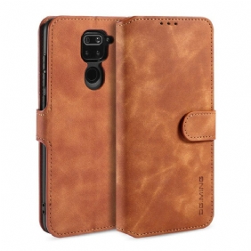 Leren Hoesje voor Xiaomi Redmi Note 9 Dg.ming Retro