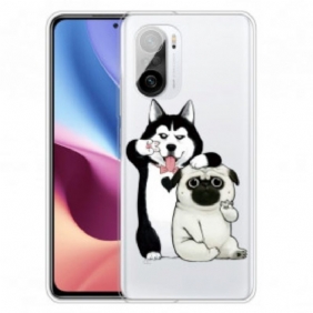 Hoesje voor Poco F3 Grappige Honden