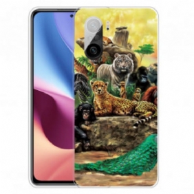 Hoesje voor Poco F3 Safari-dieren