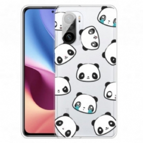 Hoesje voor Poco F3 Sentimentele Panda's