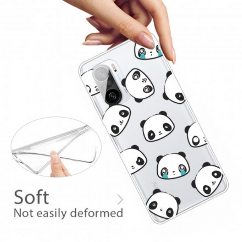 Hoesje voor Poco F3 Sentimentele Panda's