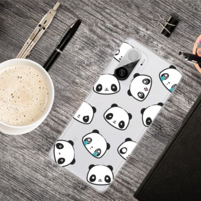 Hoesje voor Poco F3 Sentimentele Panda's