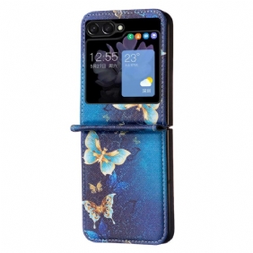 Case Hoesje Samsung Galaxy Z Flip 5 Telefoonhoesje Vlinders