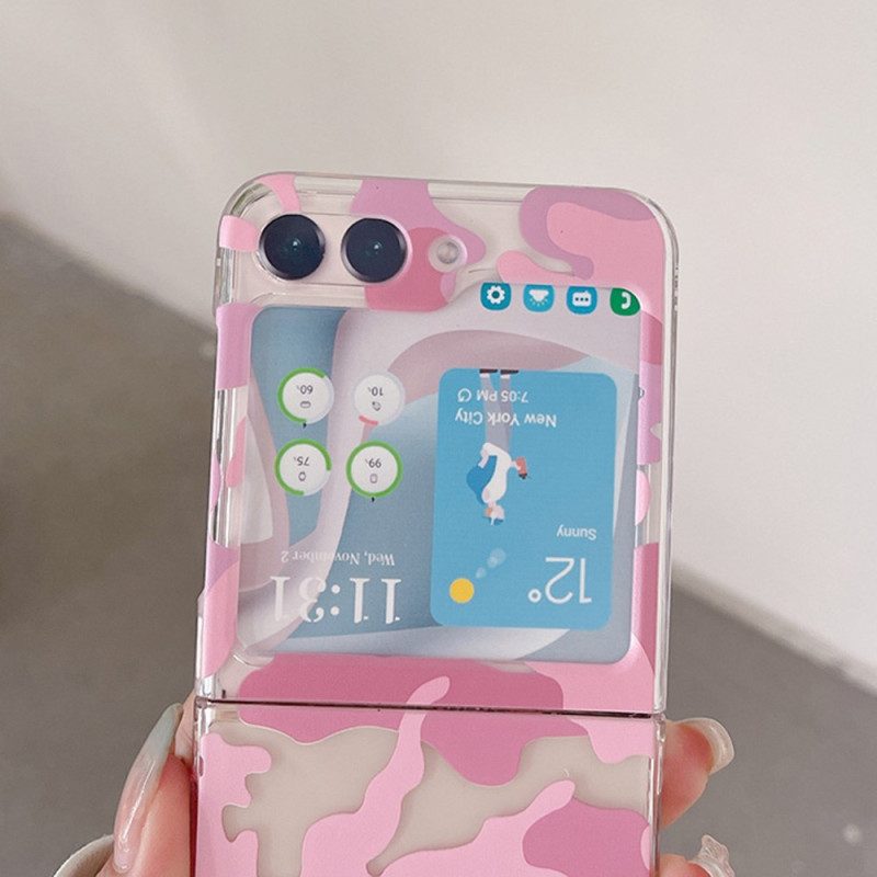 Hoesje Samsung Galaxy Z Flip 5 Naadloos Camouflagepatroon