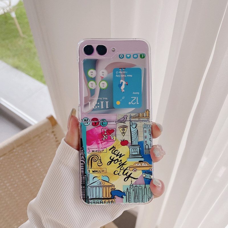 Hoesje Samsung Galaxy Z Flip 5 Transparant New York