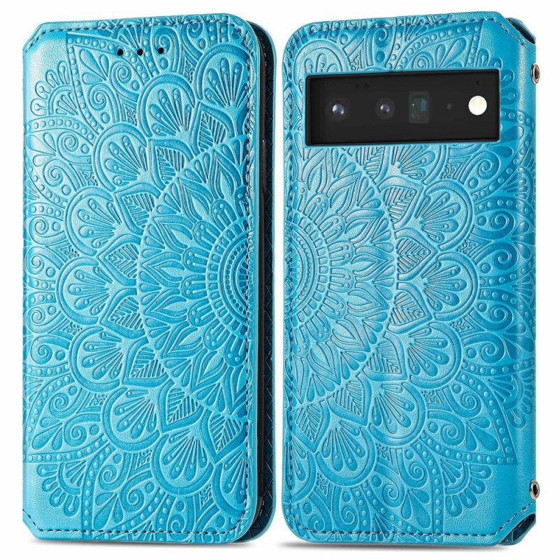 Bescherming Hoesje voor Google Pixel 6 Pro Folio-hoesje Mandala