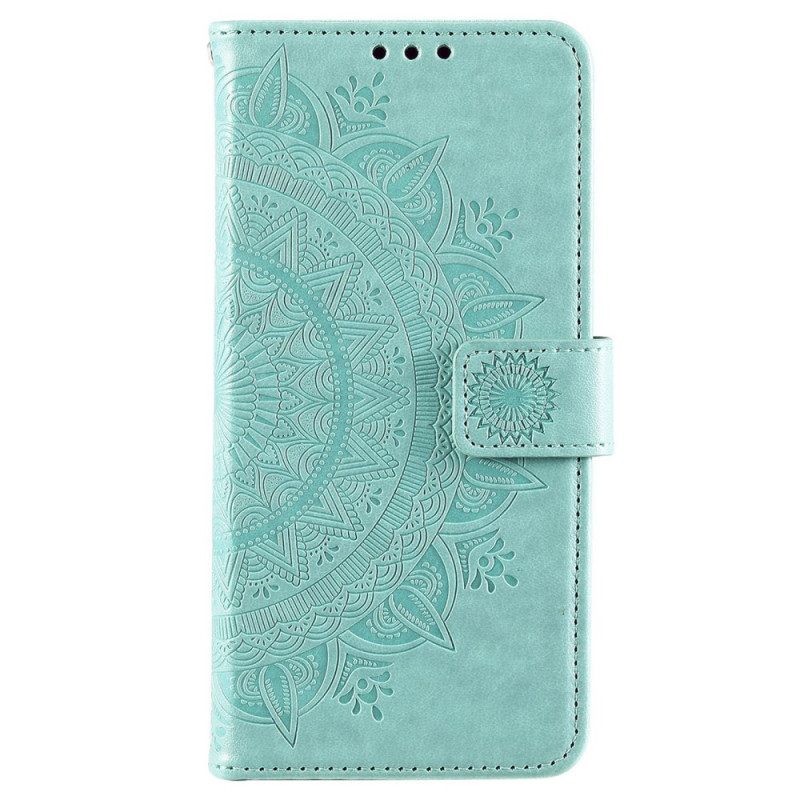 Flip Case voor Google Pixel 6 Pro Zon Mandala