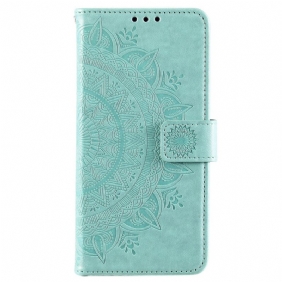 Flip Case voor Google Pixel 6 Pro Zon Mandala