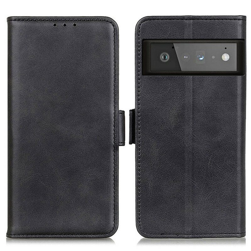 Folio-hoesje voor Google Pixel 6 Pro Flip Case Dubbele Klep