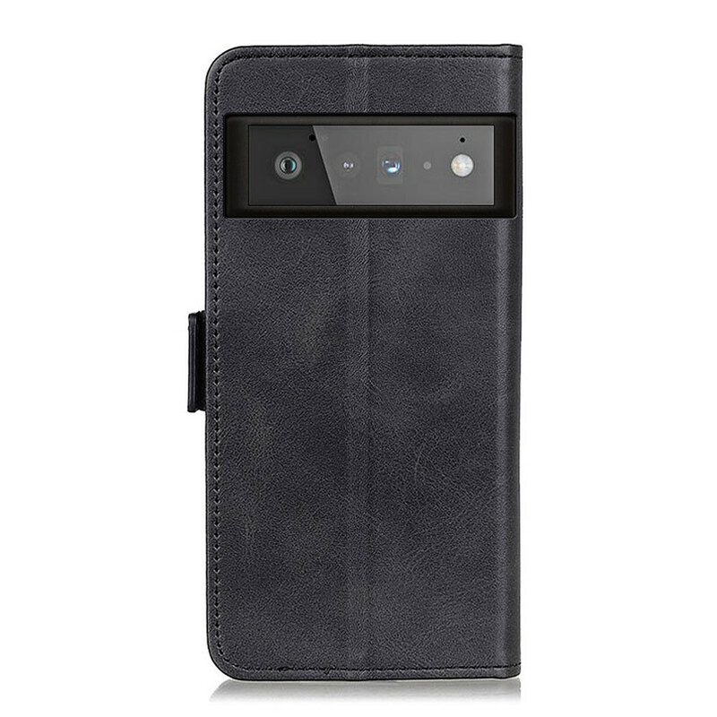 Folio-hoesje voor Google Pixel 6 Pro Flip Case Dubbele Klep