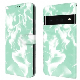 Leren Hoesje voor Google Pixel 6 Pro Abstract Patroon