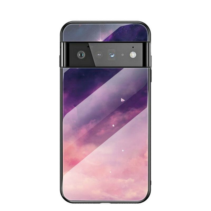 Telefoonhoesje voor Google Pixel 6 Pro Schoonheid Gehard Glas