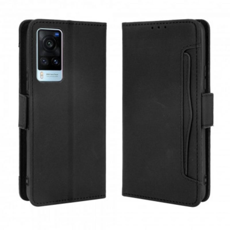 Flip Case voor Vivo X60 Premier Class Met Meerdere Kaarten