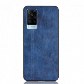 Hoesje voor Vivo X60 Couture-leereffect