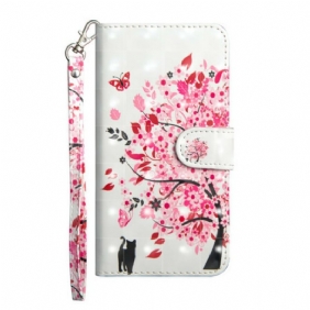 Folio-hoesje voor Samsung Galaxy Note 20 Ultra Roze Boom