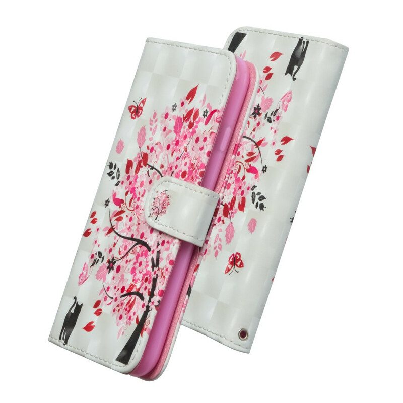 Folio-hoesje voor Samsung Galaxy Note 20 Ultra Roze Boom