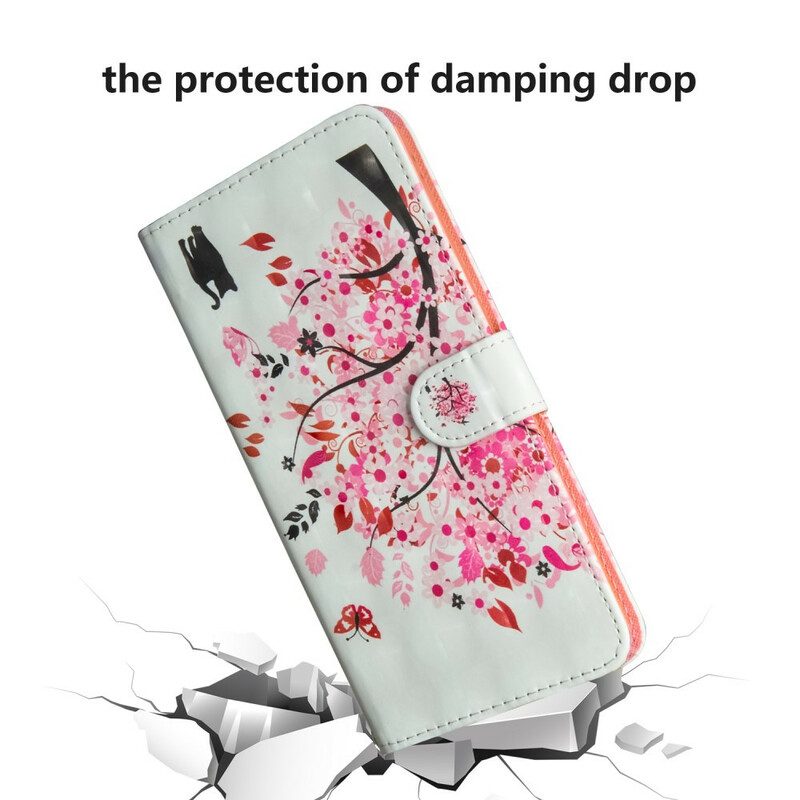 Folio-hoesje voor Samsung Galaxy Note 20 Ultra Roze Boom