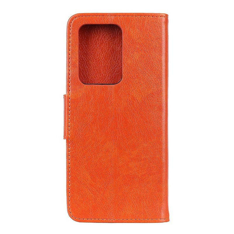 Folio-hoesje voor Samsung Galaxy Note 20 Ultra Splitnappaleer