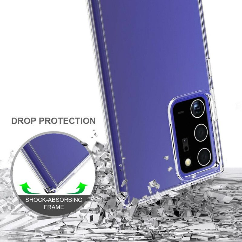 Hoesje voor Samsung Galaxy Note 20 Ultra Acryl Gekleurde Randen