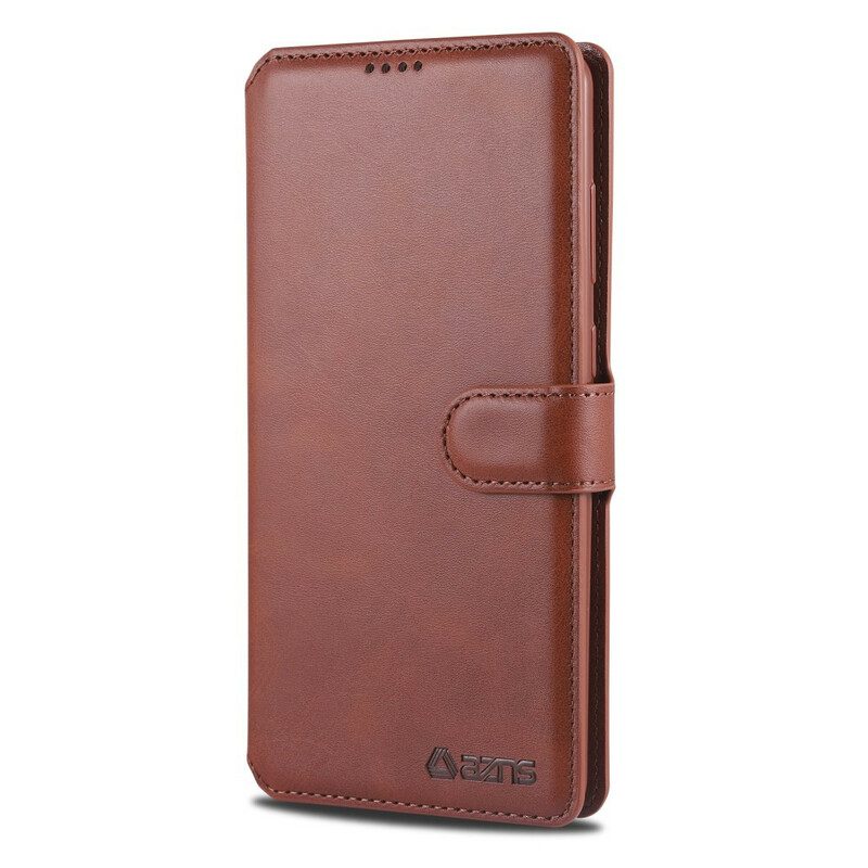 Leren Hoesje voor Samsung Galaxy Note 20 Ultra Azns Retro