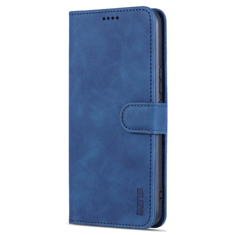 Folio-hoesje voor Honor 70 Azns Ledereffect