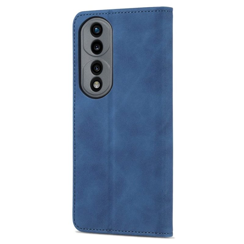 Folio-hoesje voor Honor 70 Azns Ledereffect