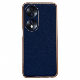 Hoesje voor Honor 70 Echt Lederen Elegantie