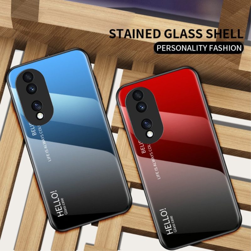 Hoesje voor Honor 70 Gehard Glas Hallo