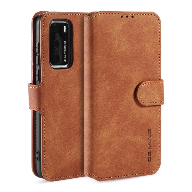 Folio-hoesje voor Huawei P40 Dg.ming Retro