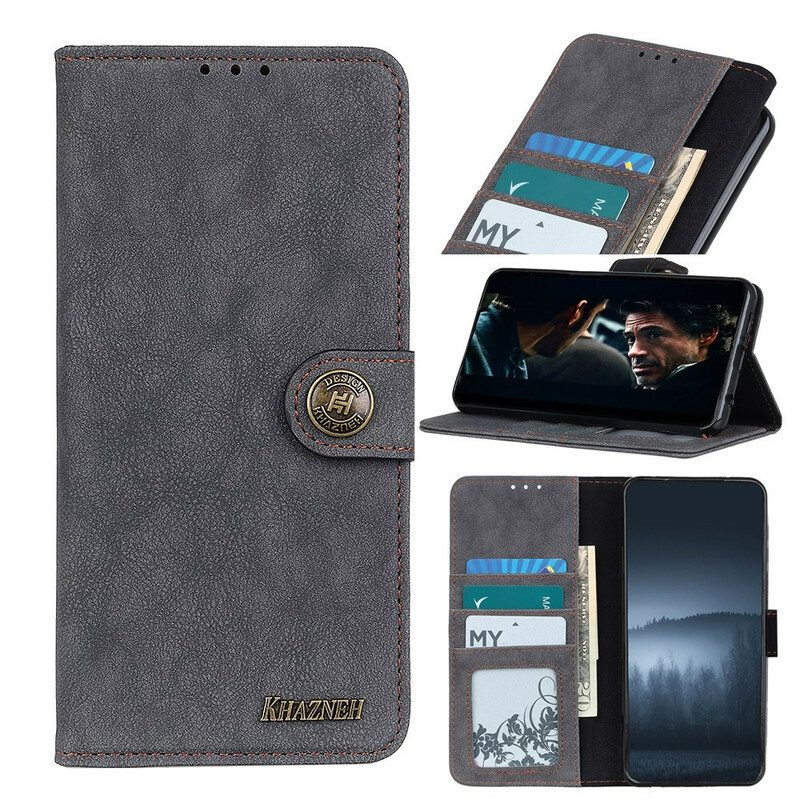 Folio-hoesje voor Huawei P40 Khazneh Retro Split Kunstleer