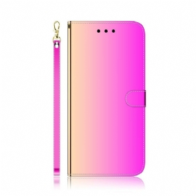 Folio-hoesje voor Huawei P40 Spiegelhoes Van Imitatieleer