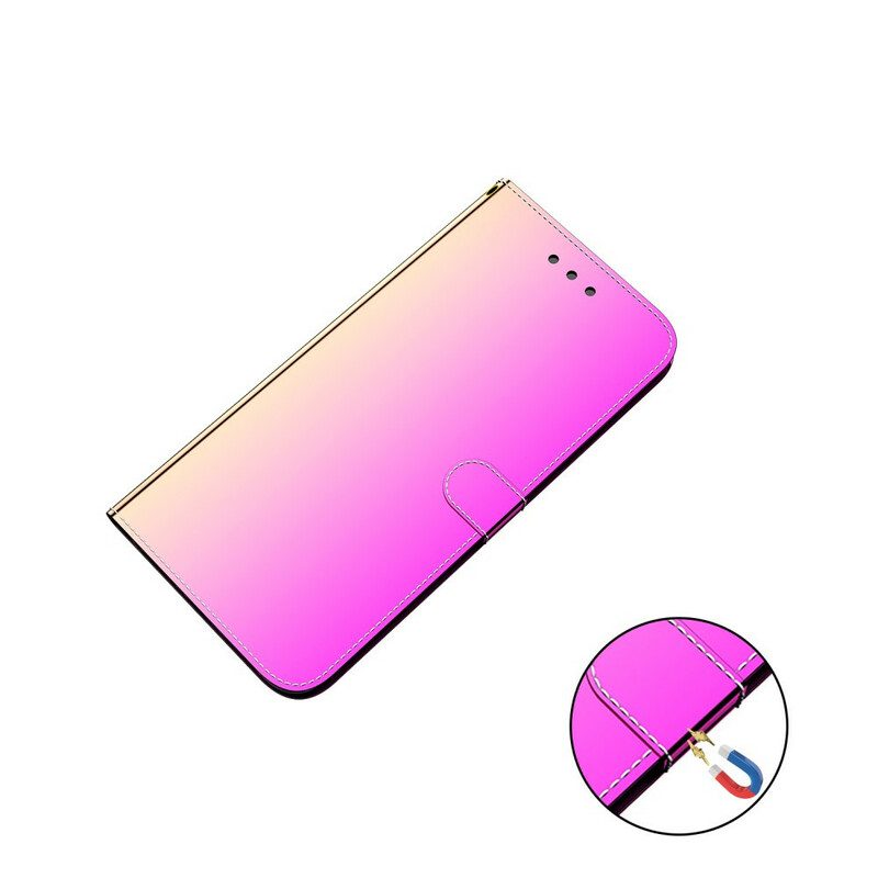 Folio-hoesje voor Huawei P40 Spiegelhoes Van Imitatieleer