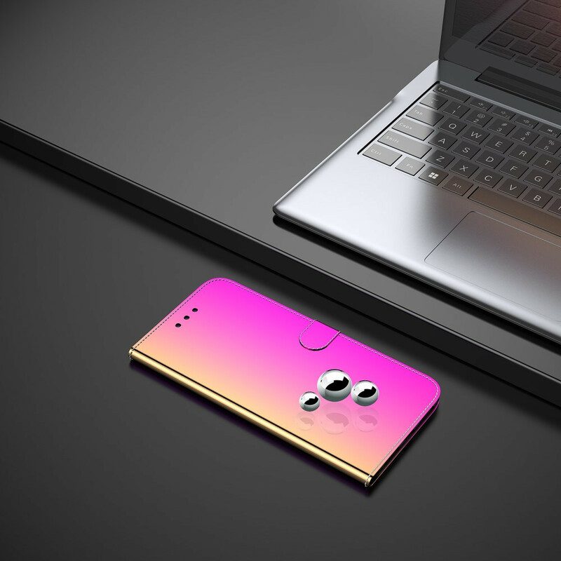 Folio-hoesje voor Huawei P40 Spiegelhoes Van Imitatieleer